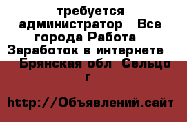 требуется администратор - Все города Работа » Заработок в интернете   . Брянская обл.,Сельцо г.